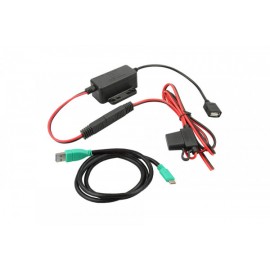 GDS MODULAR HARDWIRED CAR CHARGER WITH TYPE C CABLE