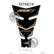 PROTECTOR DEPOSITO 2PCS NEGRO/NARANJA KTM RC8