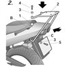 FIJACIONES TOP SHAD KAWASAKI ZR-7 99