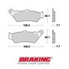 PASTILLAS FRENO ON ROAD SINTERIZADAS BRAKING 780CM55