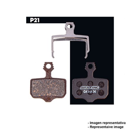 PASTILLAS FRENO ORGÁNICAS BRAKING (SHIMANO XTR)